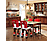 FAMILY CHRISTMAS Karácsonyi székdekor lábbal, Mikulás, 50 x 60 cm (58737A)
