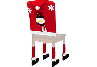 FAMILY CHRISTMAS Karácsonyi székdekor lábbal, Hóember, 50 x 60 cm (58737B)