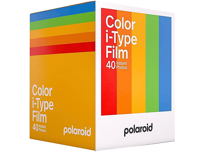Película fotográfica - Polaroid Color film i-Type, 40 unidades, Compatible con Now, Now+, Lab