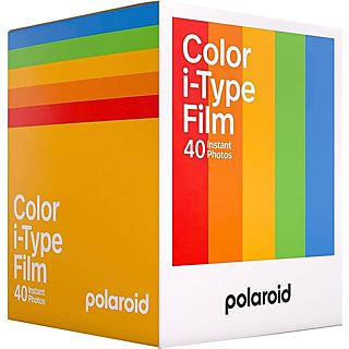 Película fotográfica - Polaroid Color film i-Type, 40 unidades, Compatible con Polaroid Now, Polaroid Now+, Polaroid Lab
