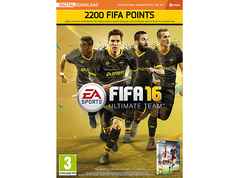 Zdjęcia - Gra Electronic Arts Karta Pre-paid FIFA 16 2200 Points 