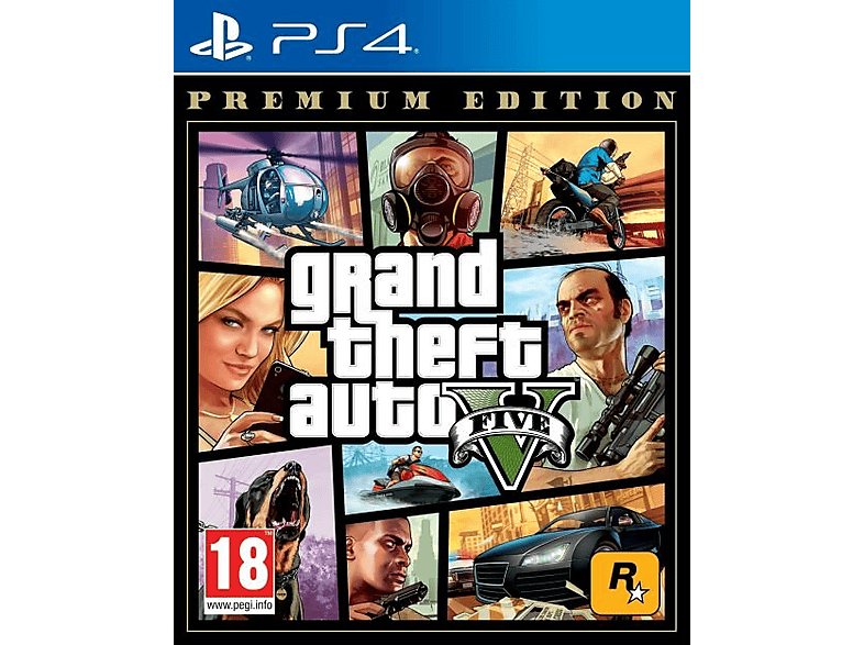 Gra PS4 Grand Theft Auto V Premium Edition (Kompatybilna z PS5)-Zdjęcie-0