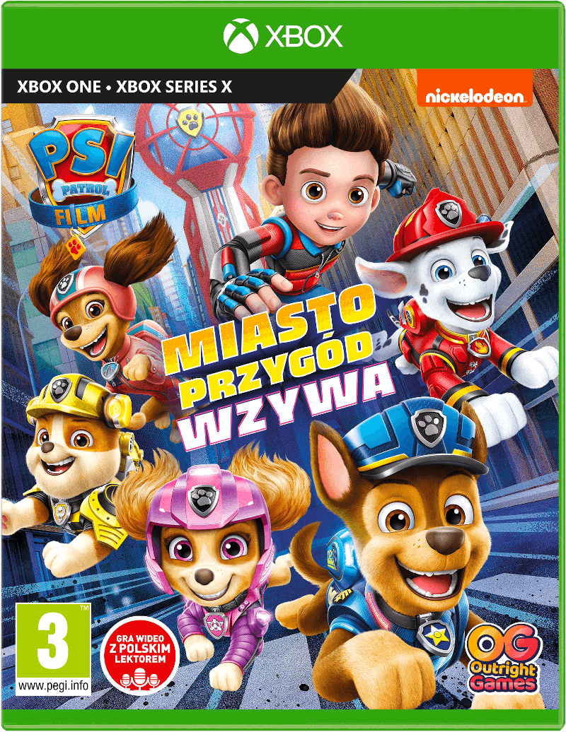 Gra Xbox One Psi Patrol: Miasto Przygód wzywa (Kompatybilna z Xbox Series X)