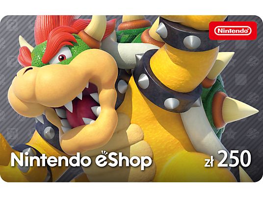 E-KOD Kod aktywacyjny NINTENDO eShop Card 250 PLN