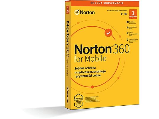 Program Norton 360 for Mobile (1 urządzenie, 1 rok)