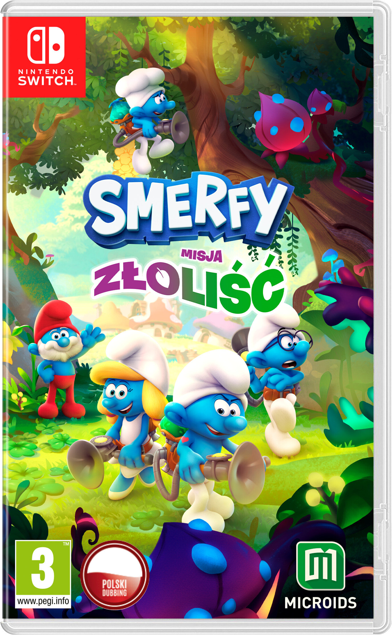 Gra Nintendo Switch Smerfy Misja Złoliść