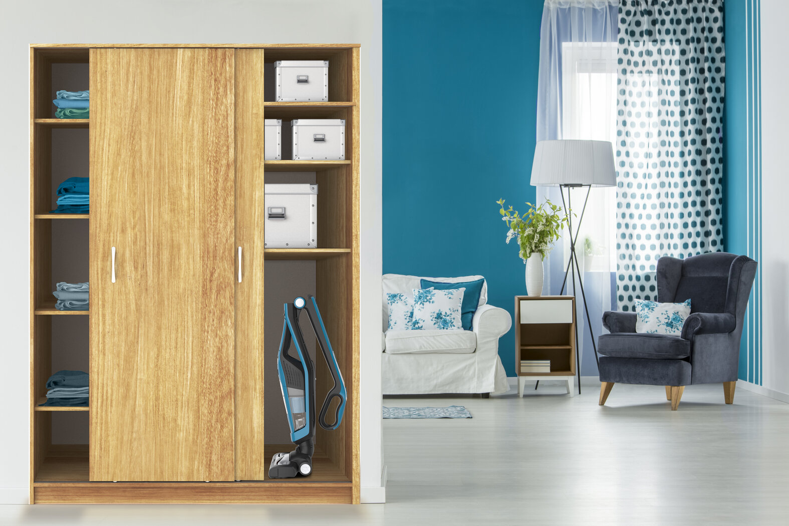 Odkurzacz bezprzewodowy TEFAL Dual Force 2in1 TY6751 21,6V