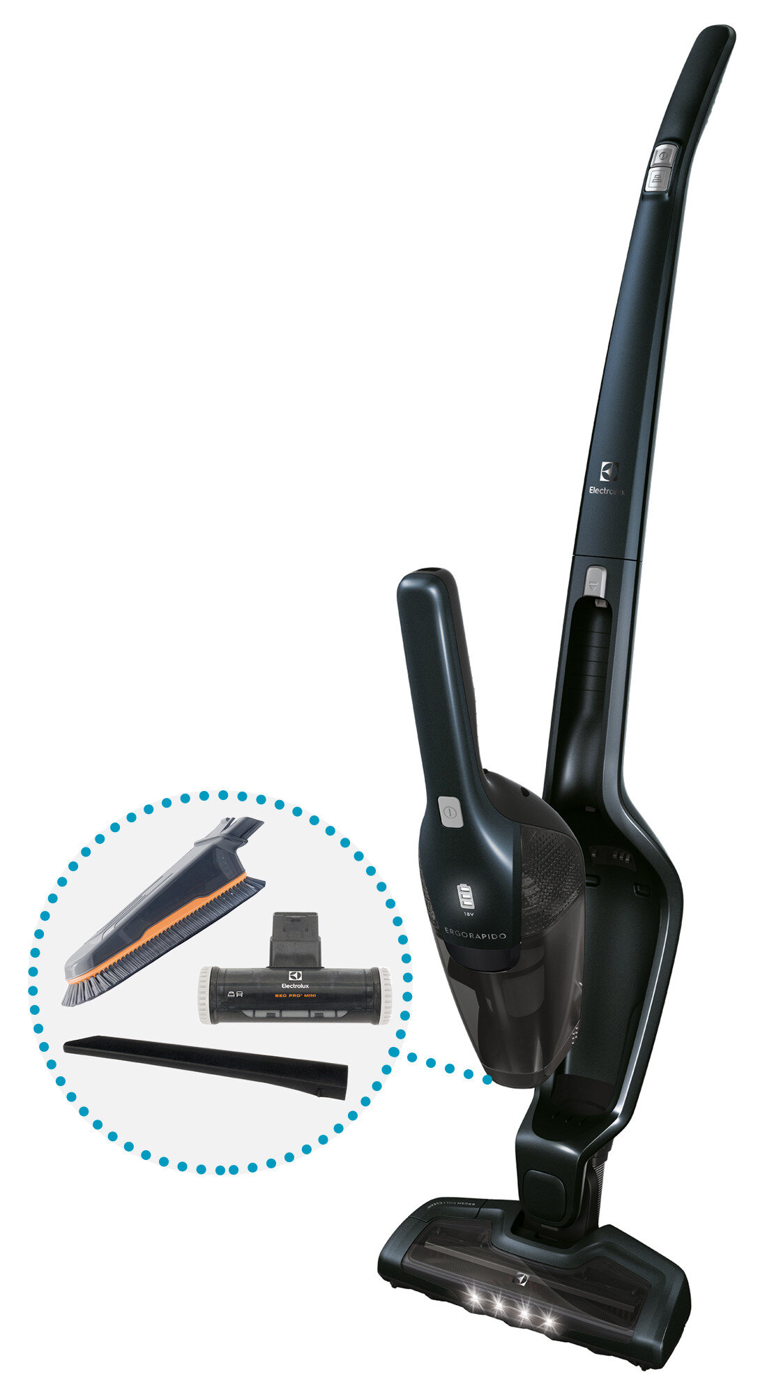 Odkurzacz bezprzewodowy ELECTROLUX EER75NOW Ergorapido