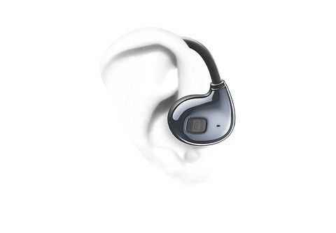 Auriculares deportivos - CellularLine Open-Ear Aero, Intraurales, 9 horas  de autonomía, Bluetooth, Negro