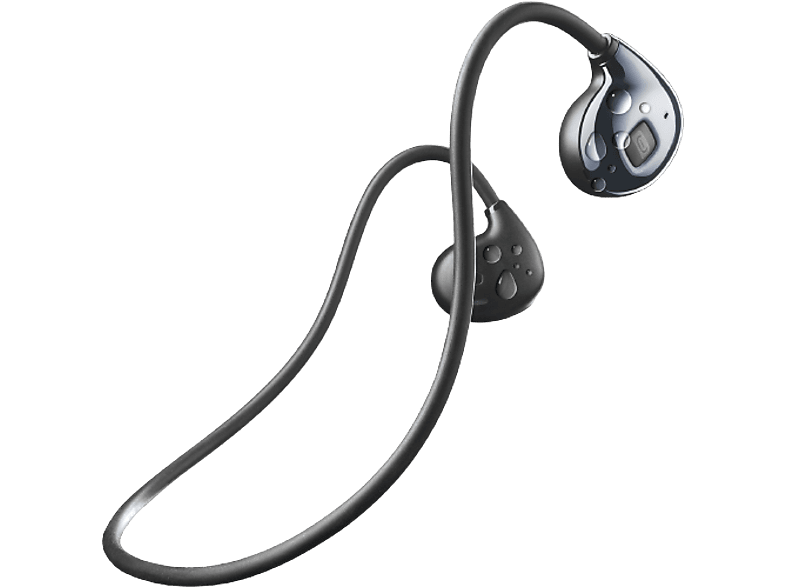 Auriculares deportivos - CellularLine Open-Ear Aero, Intraurales, 9 horas  de autonomía, Bluetooth, Negro