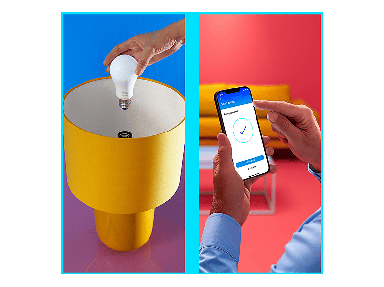 Thumbnail - WIZ A60 E27 Tunable White & Color Smarte Glühbirne 16 Mio. Farben + RGB