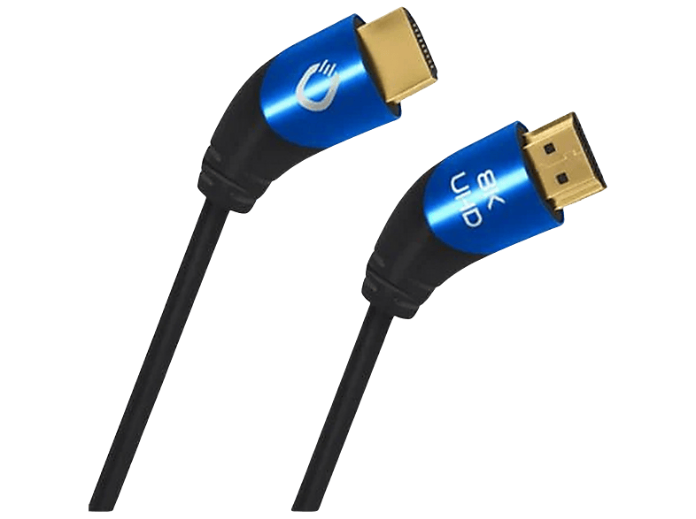 Oehlbach Shape Magic 40 UHD HDMI-kabel 3 meter Zwart