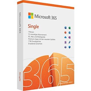 Microsoft 365 Single - PC/MAC - Deutsch