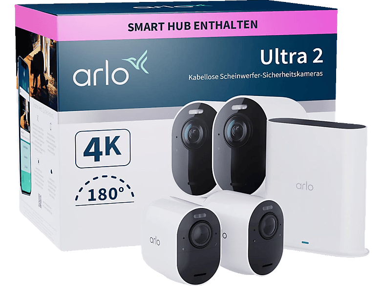 StarterSet, ARLO 2er Ultra2 Überwachungskamera