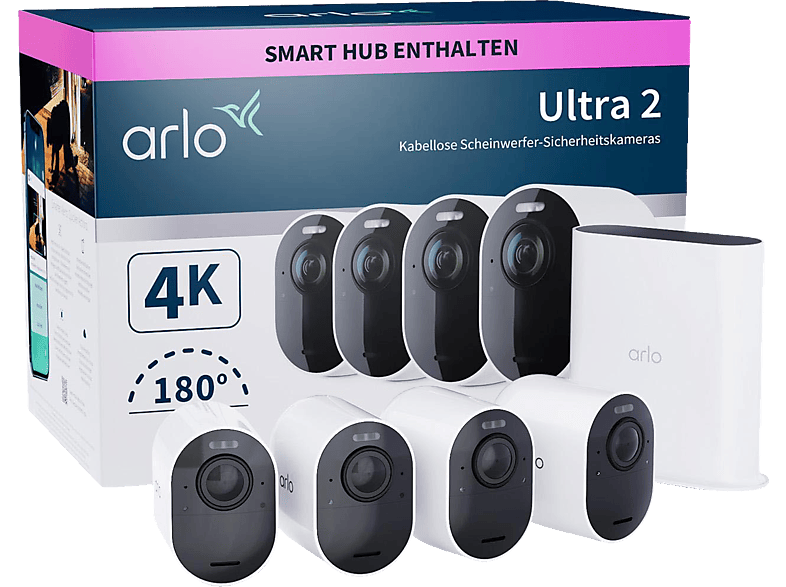 Ultra2 ARLO Überwachungskamera 4er StarterSet,