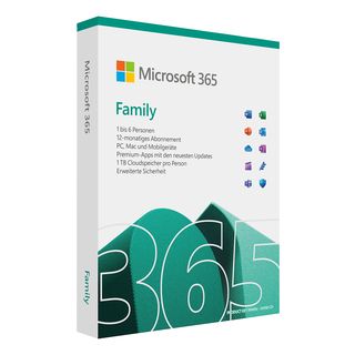 Microsoft 365 Family - PC/MAC - Allemand