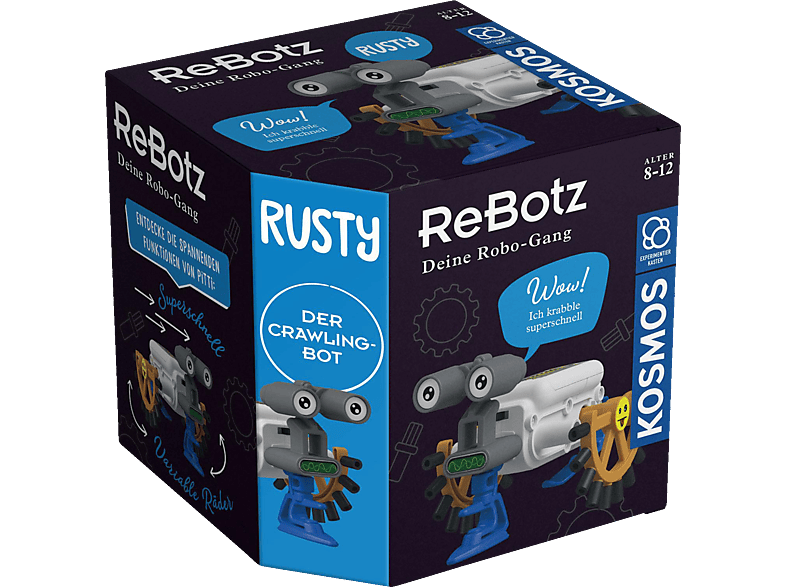 KOSMOS ReBotz - Rusty der Crawling-Bot Spielzeug-Roboter, Mehrfarbig