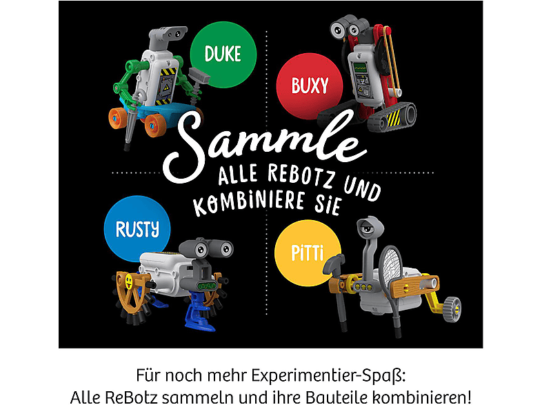 Thumbnail - KOSMOS ReBotz - Pitti der Walking-Bot Spielzeug-Roboter, Mehrfarbig