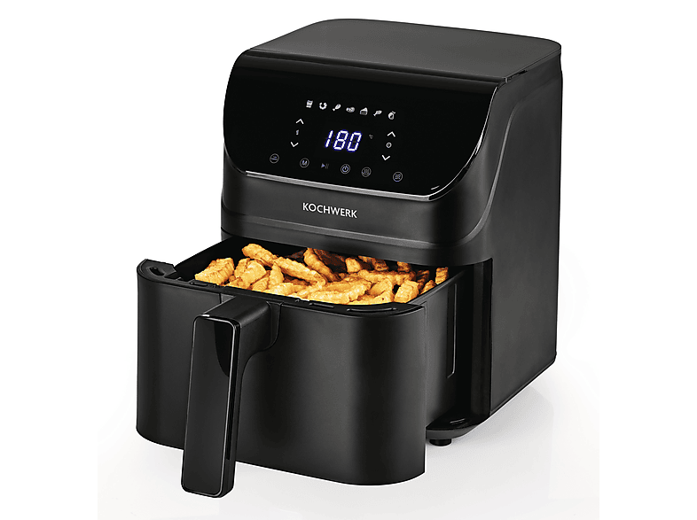 RACHS KOCHWERK 13370 Heißluftfritteuse 4 l, 1400 Watt, Schwarz online ...