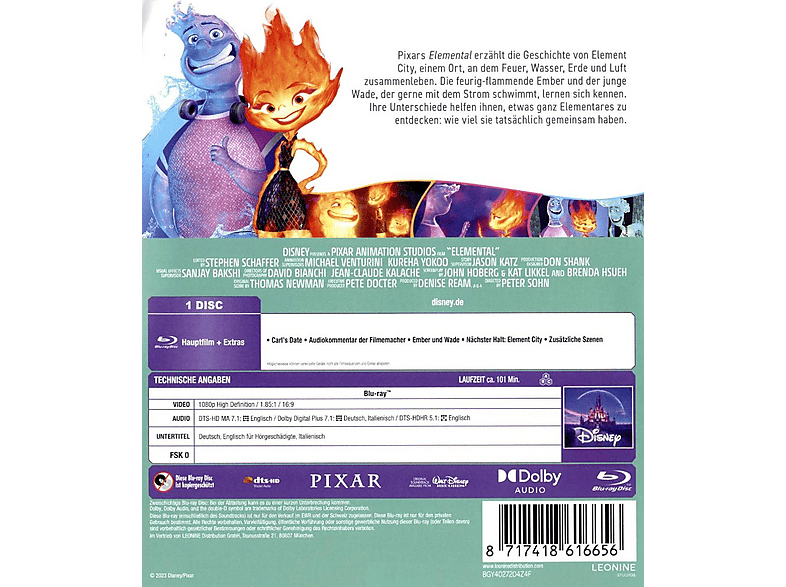 Thumbnail - Elemental Blu-ray
