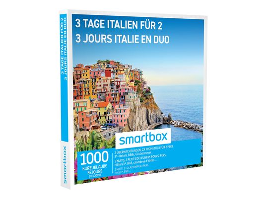 SMARTBOX 3 jours Italie en duo - Coffret cadeau
