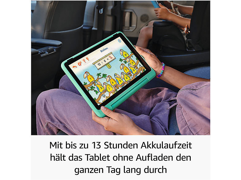 Thumbnail - AMAZON Fire HD 10 Kids Pro (2023), Tablet, 32 GB, Zoll, Schwarz, mitgelieferte Hülle im Nebula Design