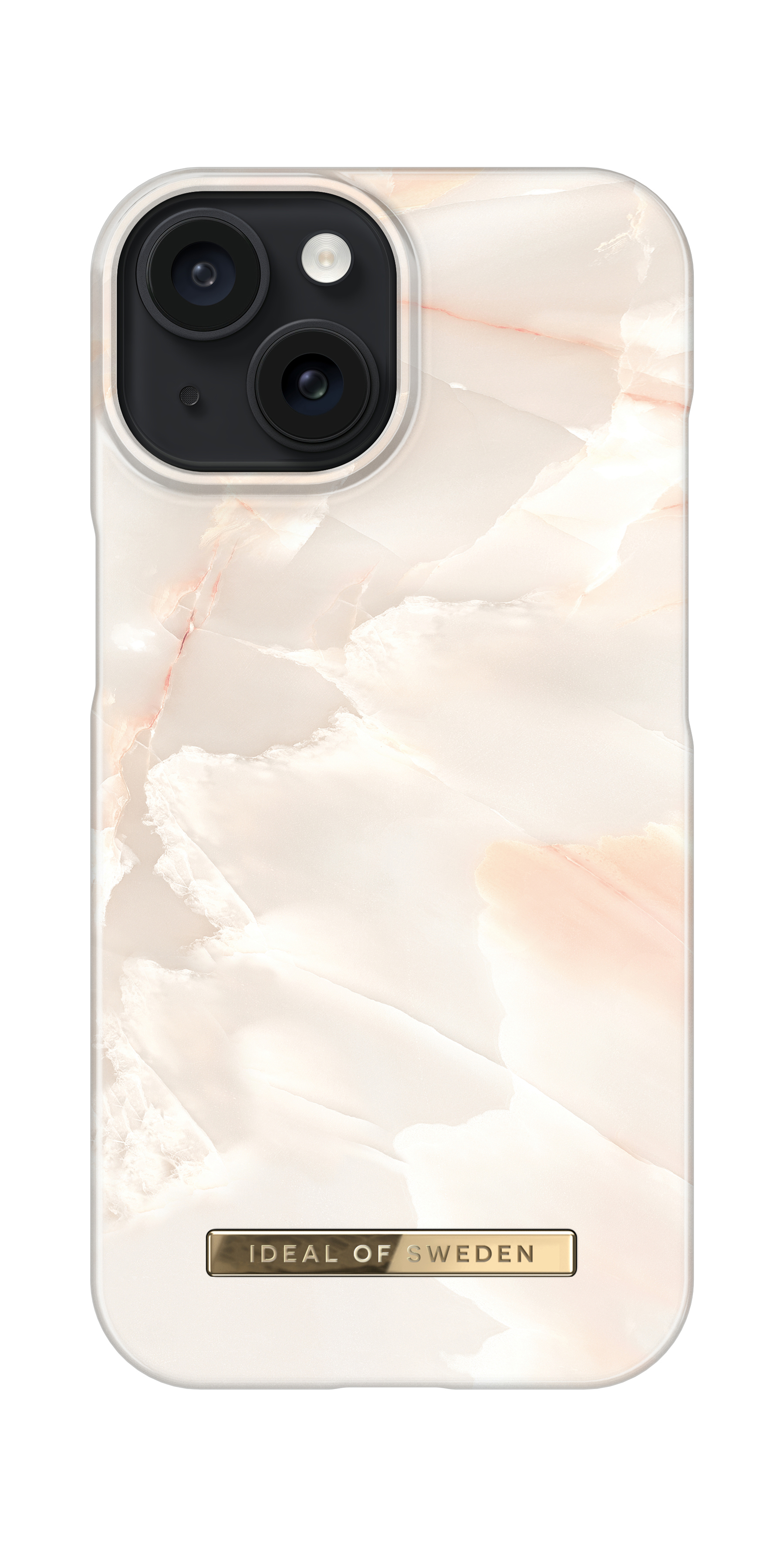 IDEAL OF SWEDEN Fashion Case, Max, 15 Pro Apple, iPhone Marble Rose Pearl Backcover