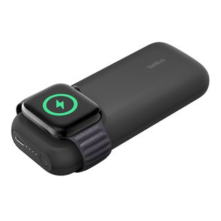 Powerbank - Belkin BoostCharge Pro, 10000 mAh, Compatible con Apple, USB-C, Negro