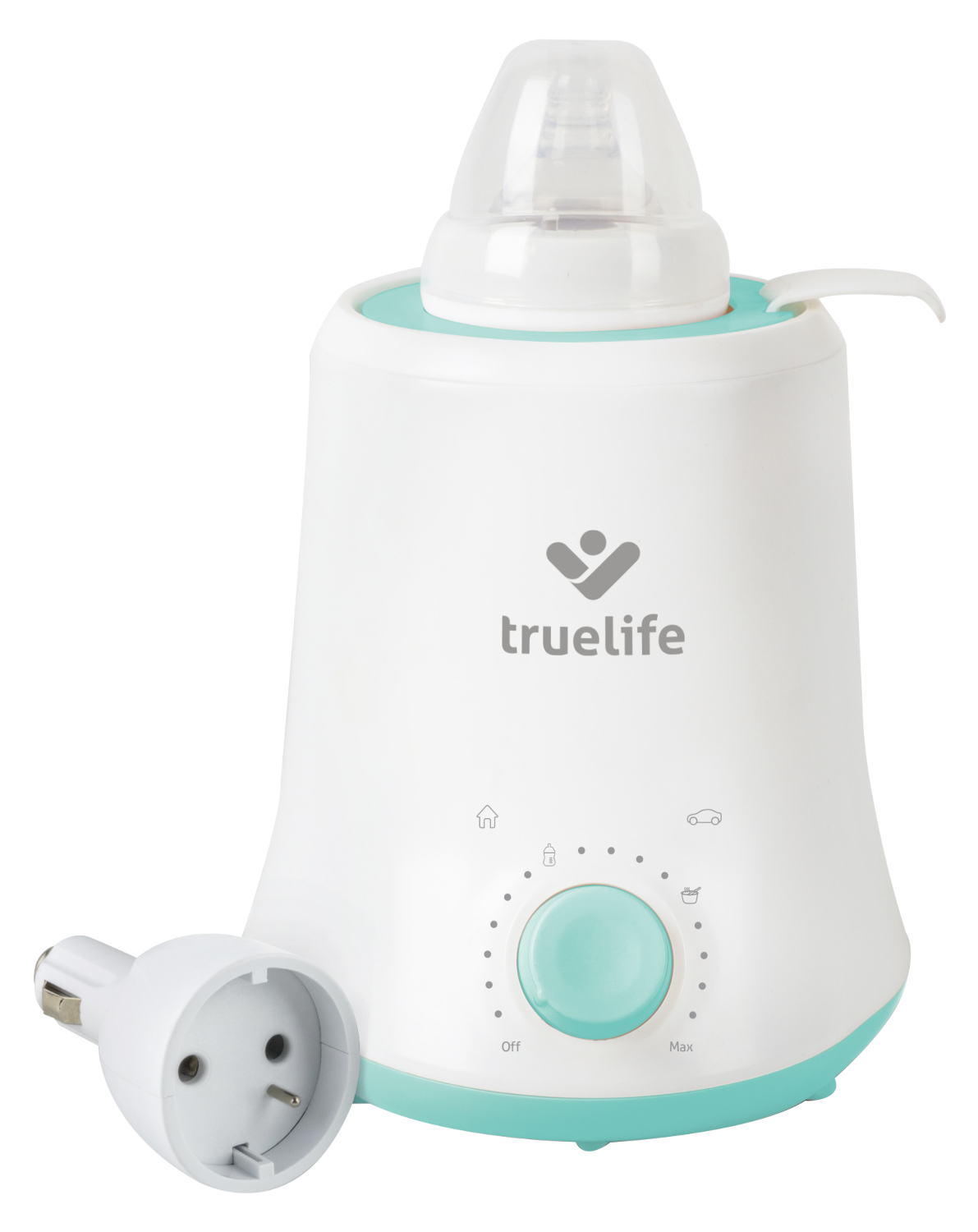 TRUELIFE TLIBWS Invio BW Single Cumisüveg melegítő, autós adapterrel