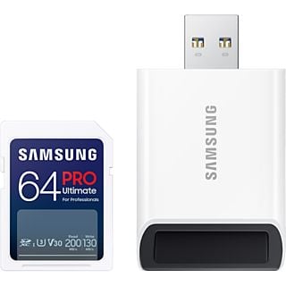 SAMSUNG SD PRO Ultimate 64 GB met Kaartlezer