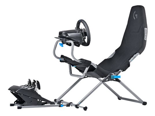 LOGITECH G923 + Playseat® Challenge X - Lenkrad + Pedale + Fahrersitz (Schwarz)