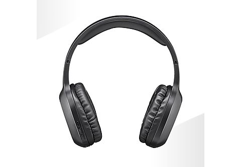 Auriculares inalámbricos - Music Sound Basic, Bluetooth, Autonomía 14h, Tiempo de carga 2h, Negro
