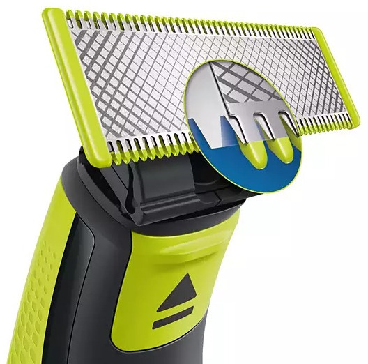 PHILIPS Lame de rasoir OneBlade Vert - 4 pièces (QP240/50)