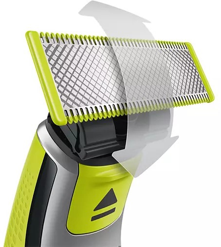 PHILIPS Lame de rasoir OneBlade Vert - 4 pièces (QP240/50)
