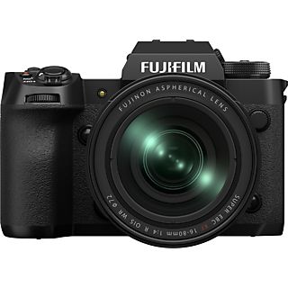FUJIFILM X-H2 Body + FUJINON XF16-80mm F4 R OIS WR - Systemkamera Schwarz