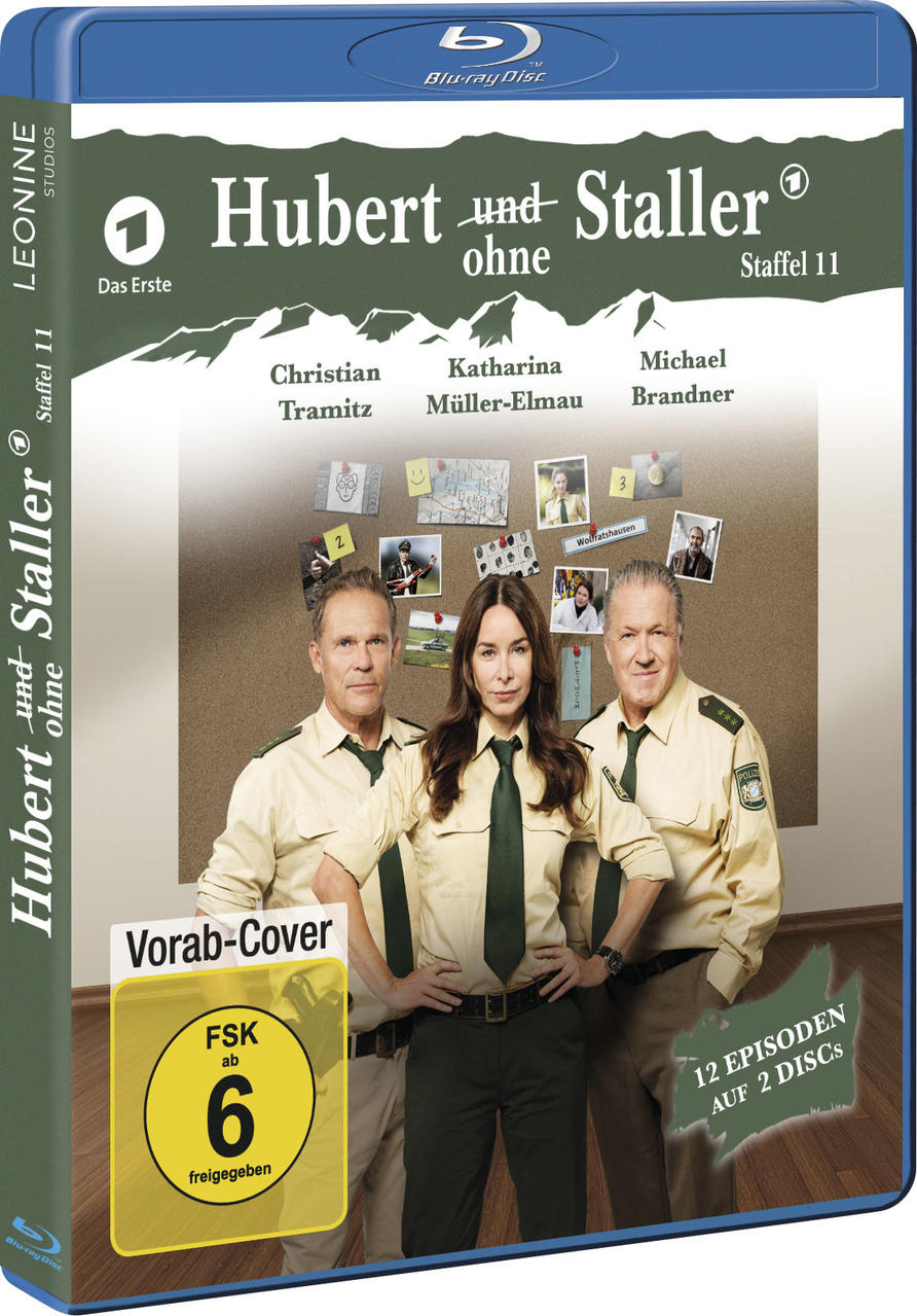 Blu-ray-Disc-Cover mit drei Personen in Uniform. Text auf Deutsch. Film über Polizei.