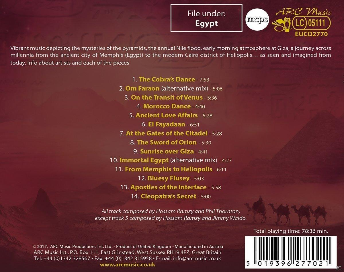 CD-Cover mit Titelliste, Artwork und Kamelsilhouetten.