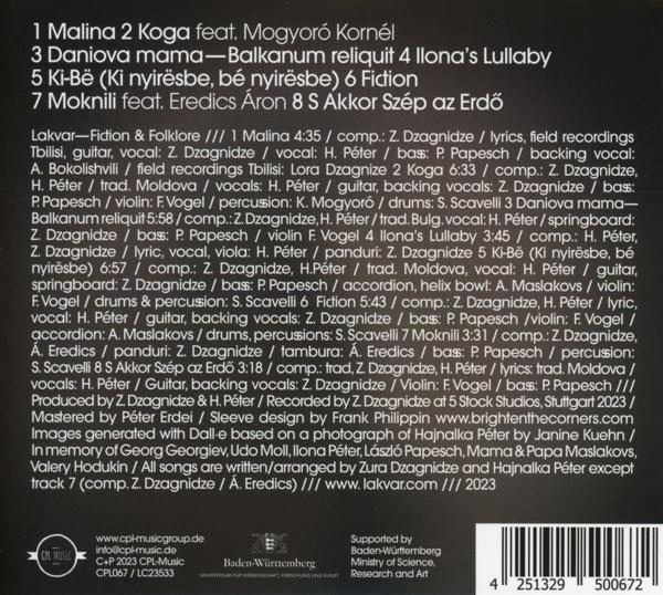 Lakvar - Fiction And Folklore  - (CD)
