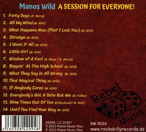 Manos Wild - A Session For Everyone!  - (CD)