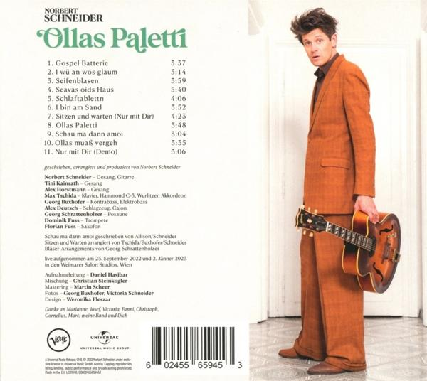 Paletti - Schneider Norbert (CD) Ollas -
