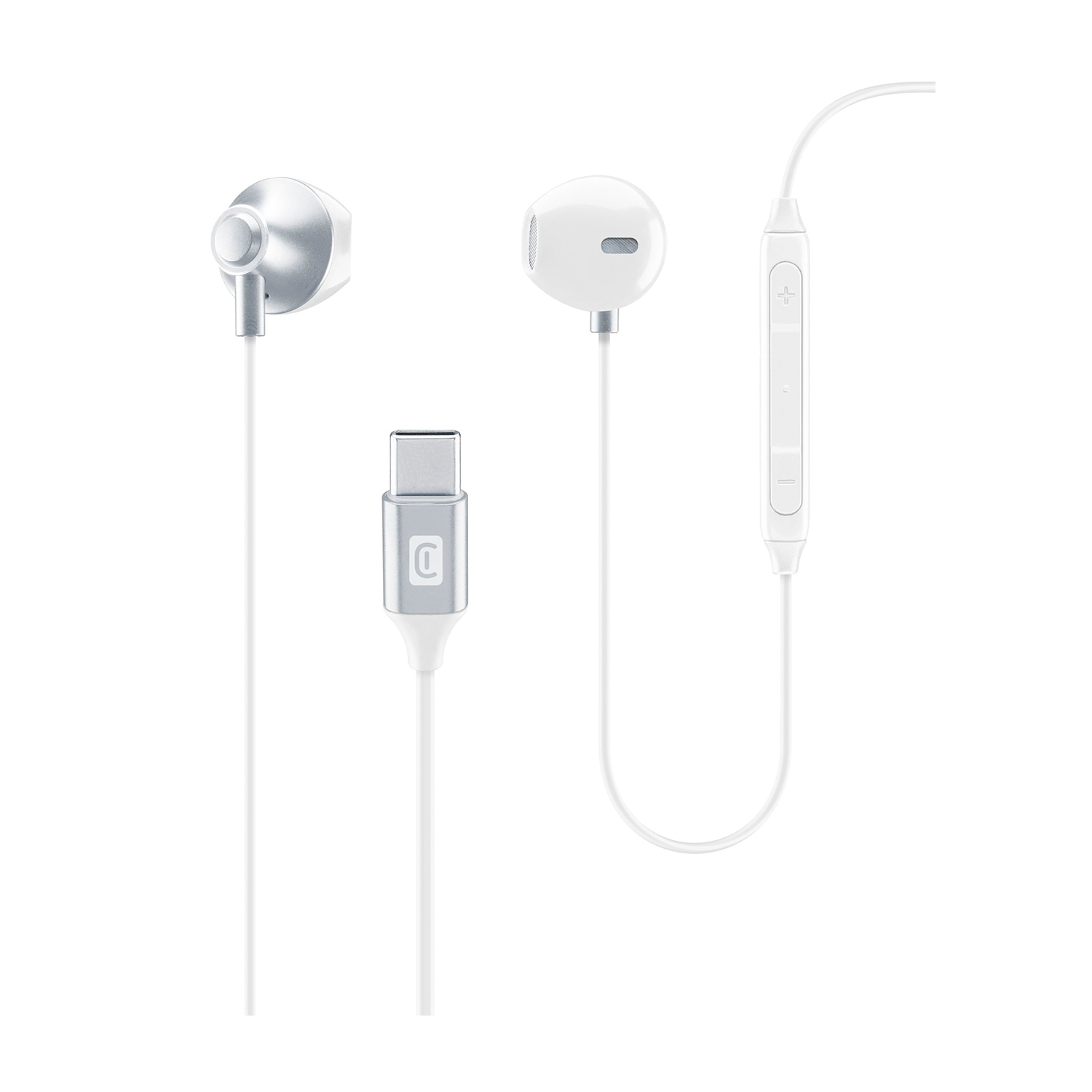 Cellular Line Auricolari a filo Type-C Auricolari, Bianco