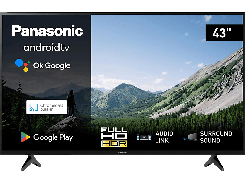 LED TV PANASONIC TX-43MSW504 LED TV (Flat, 43 Zoll / 108 cm, Full-HD ...