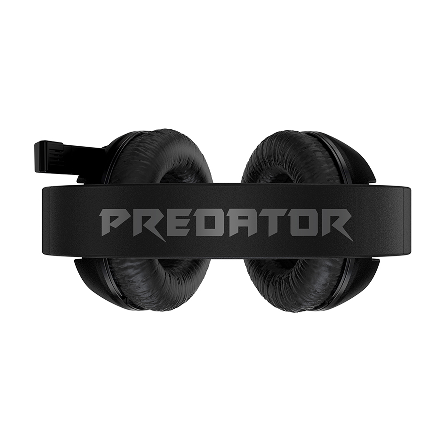 Cuffie Predator nere con il logo Predator sulla fascia.