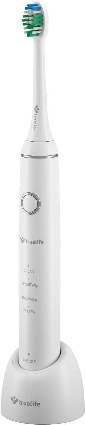 TRUELIFE TLSBCOMPACT SonicBrush Compact Elektromos fogkefe, fehér-szürke