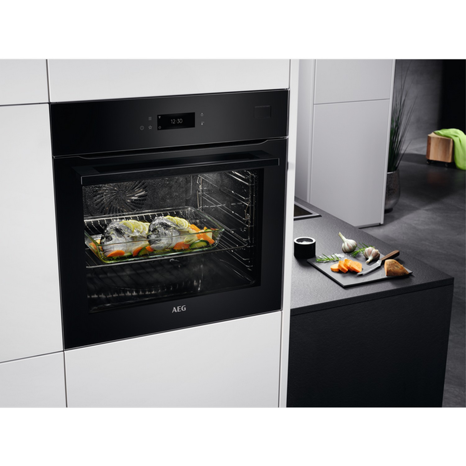 AEG Multifunctionele oven Serie 7000 SteamCrisp (BSE778380B)