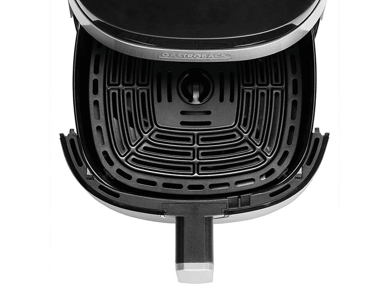 Gastroback 42583 Air Pro Design XXL Heißluftfritteuse 6,5 l, 1800 Watt, Silber — Foto 3 von 3