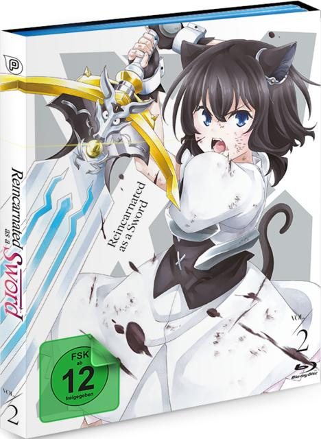 Anime-Box-Set: Ein Mädchen mit Schwert ist auf dem Cover abgebildet. Der Titel lautet Reincarnated as a Sword.