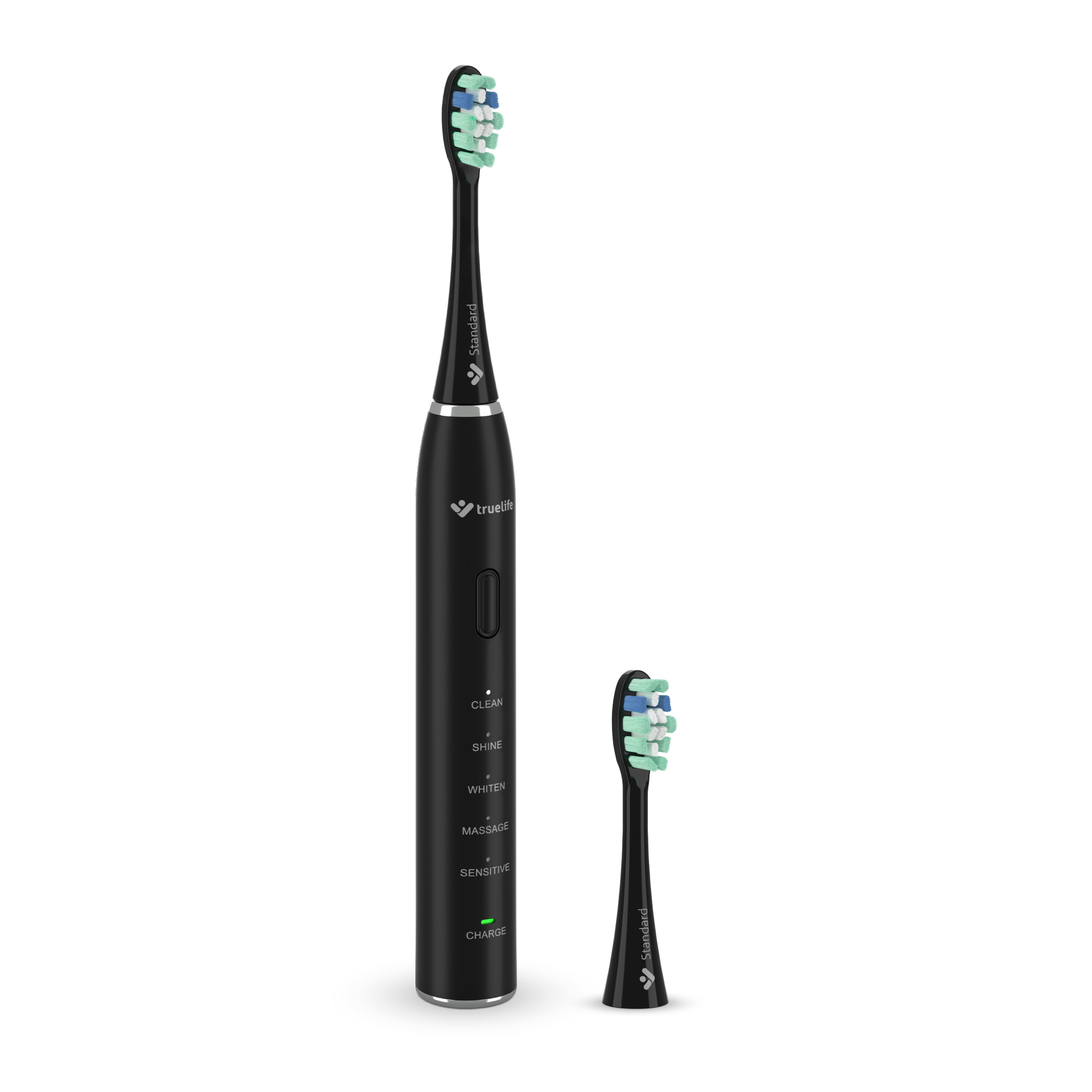 TRUELIFE TLATMC30NNNBA SonicBrush Clean30 Black Elektromos fogkefe, black