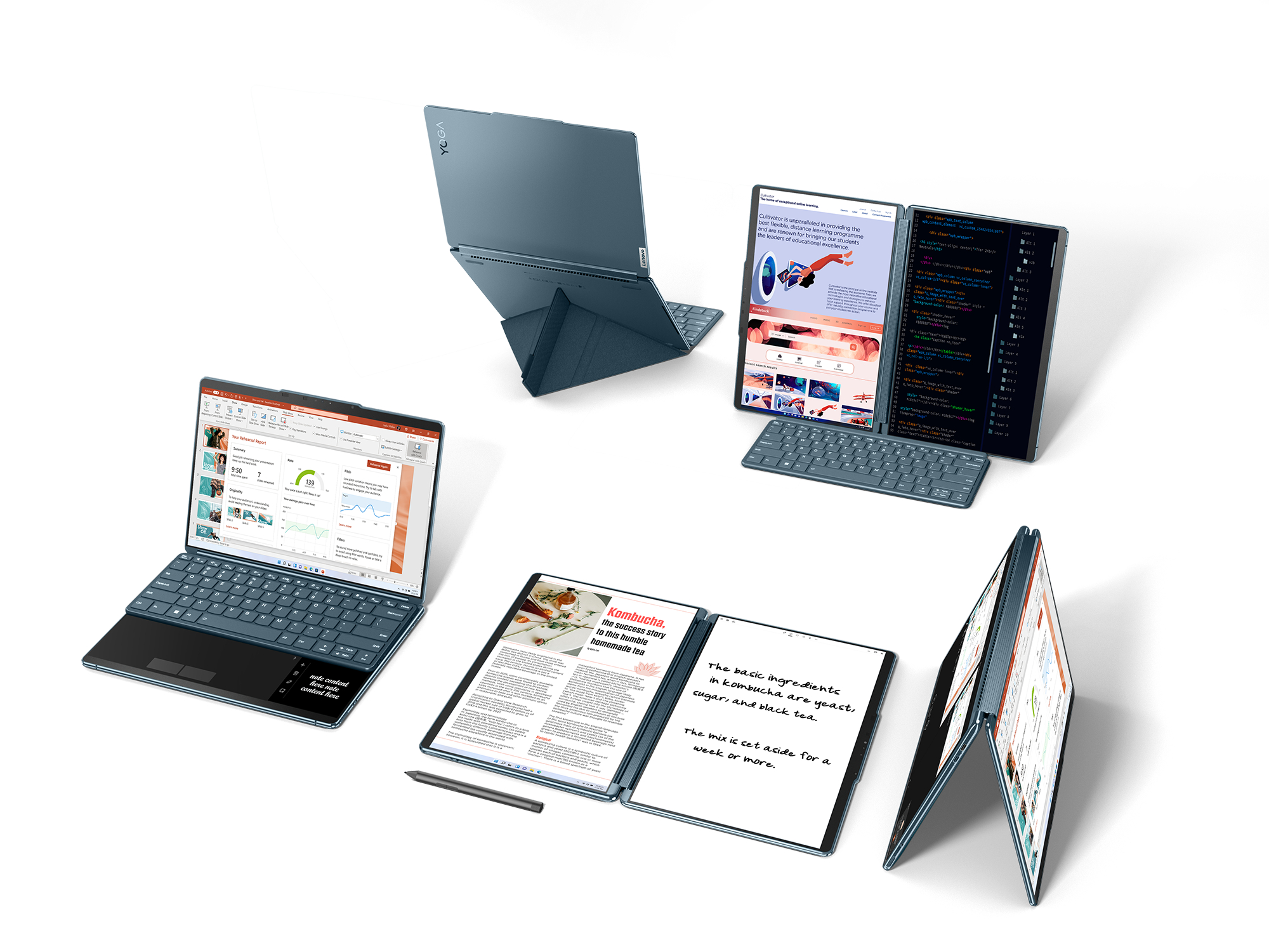 LENOVO Yoga Book 9i - 13,3 Zoll - Intel® Core™ i7 i7-1355U (Evo) - 16 GB - 1 TB - Intel® Iris® Xᵉ - Windows 11 Home
