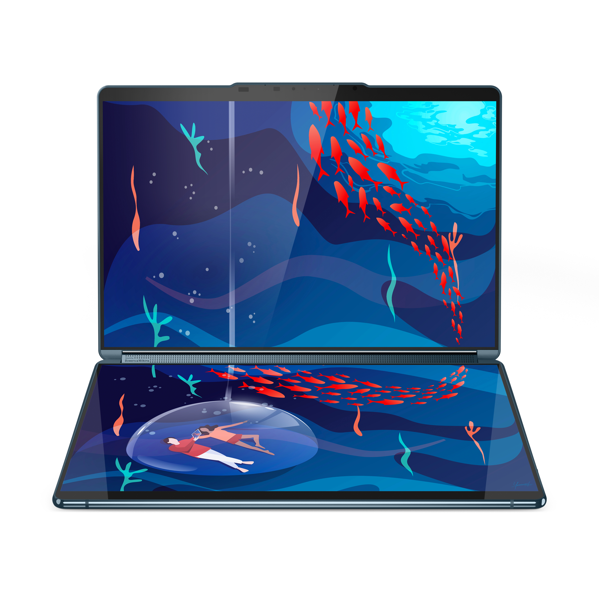 LENOVO Yoga Book 9i - 13,3 Zoll - Intel® Core™ i7 i7-1355U (Evo) - 16 GB - 1 TB - Intel® Iris® Xᵉ - Windows 11 Home